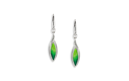 silver-green-enamel-drop-earrings